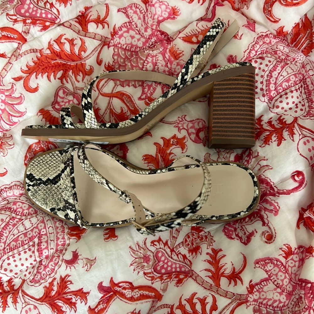 Snake skin shoes